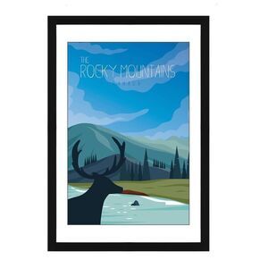 Rocky Mountains Art Print